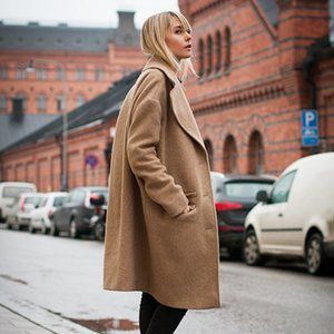 & Other Stories Wool Mohair Camel Coat